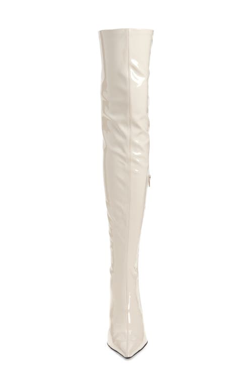 JEFFREY CAMPBELL JEFFREY CAMPBELL PUSHOVER POINTED TOE OVER THE KNEE BOOT 