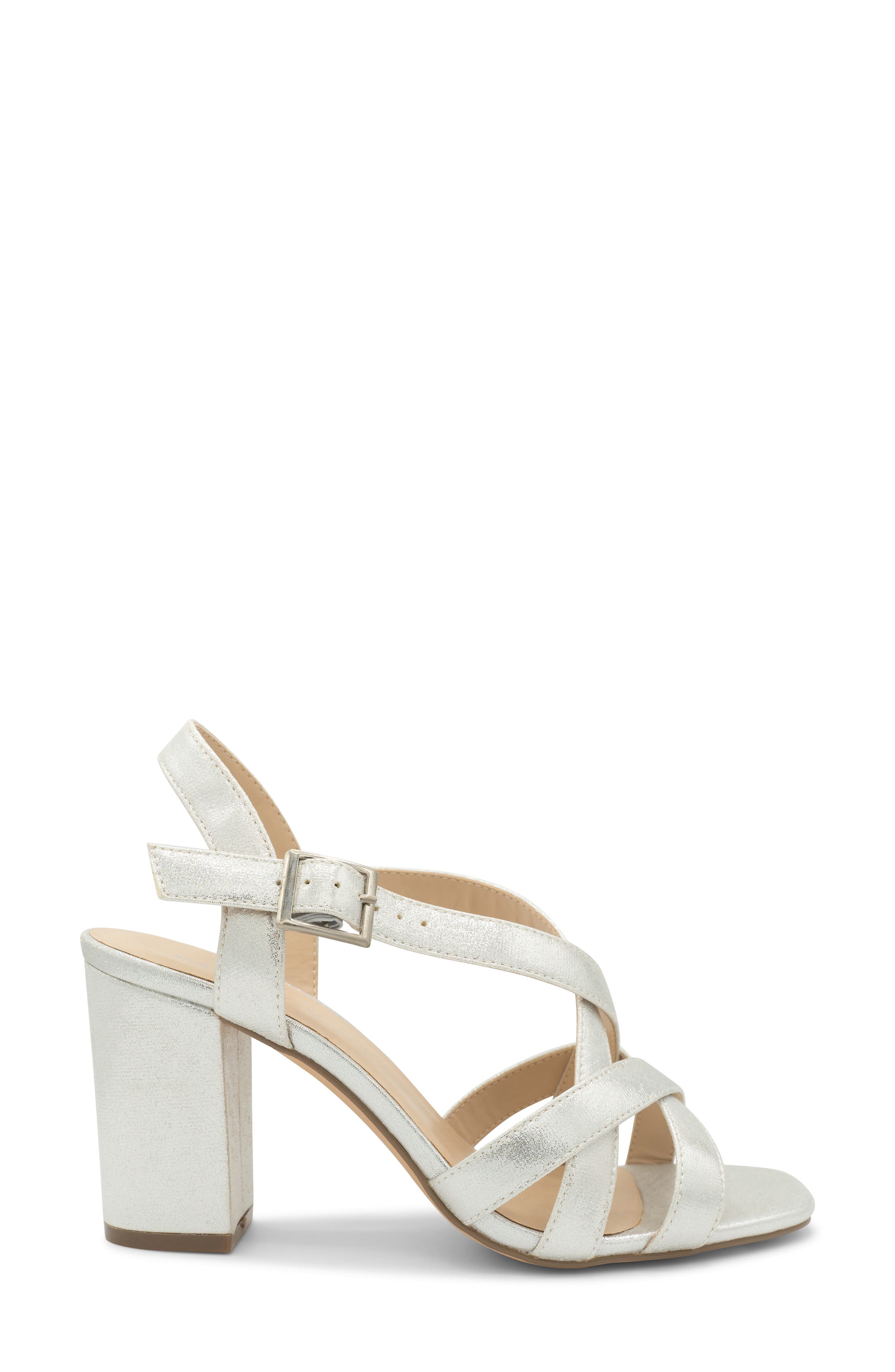 Hilde Slingback Sandal, Alternate, color, SILVER