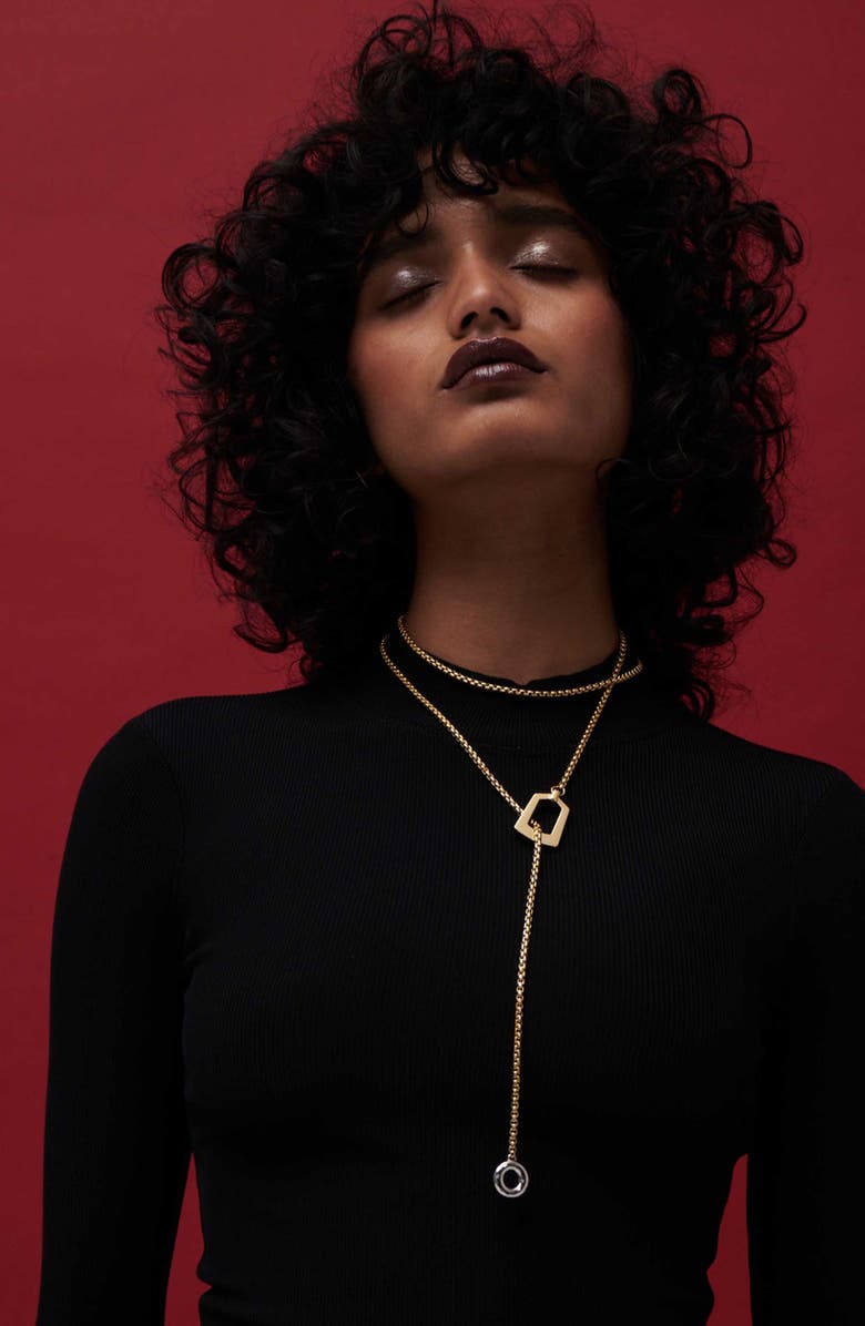 DEMARSON Tina Lariat Necklace, Alternate, color,