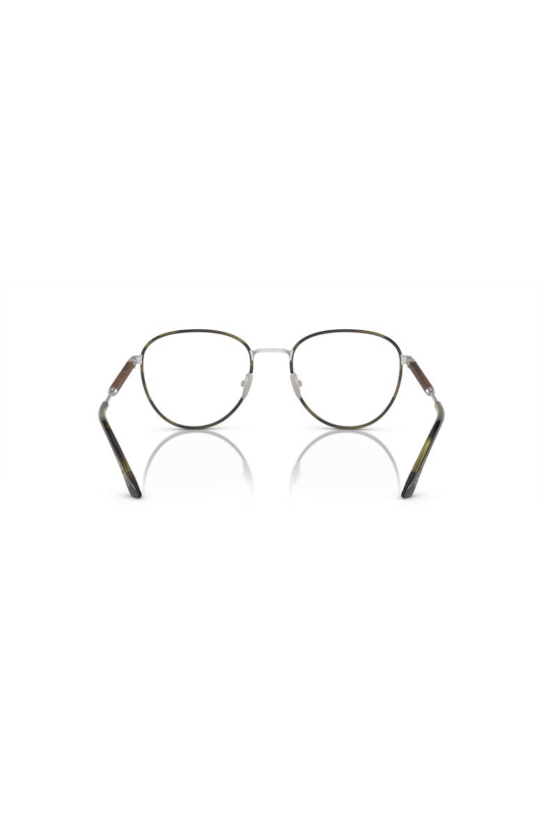 Giorgio Armani 52mm Phantos optical glasses, Alternate, color, Silver