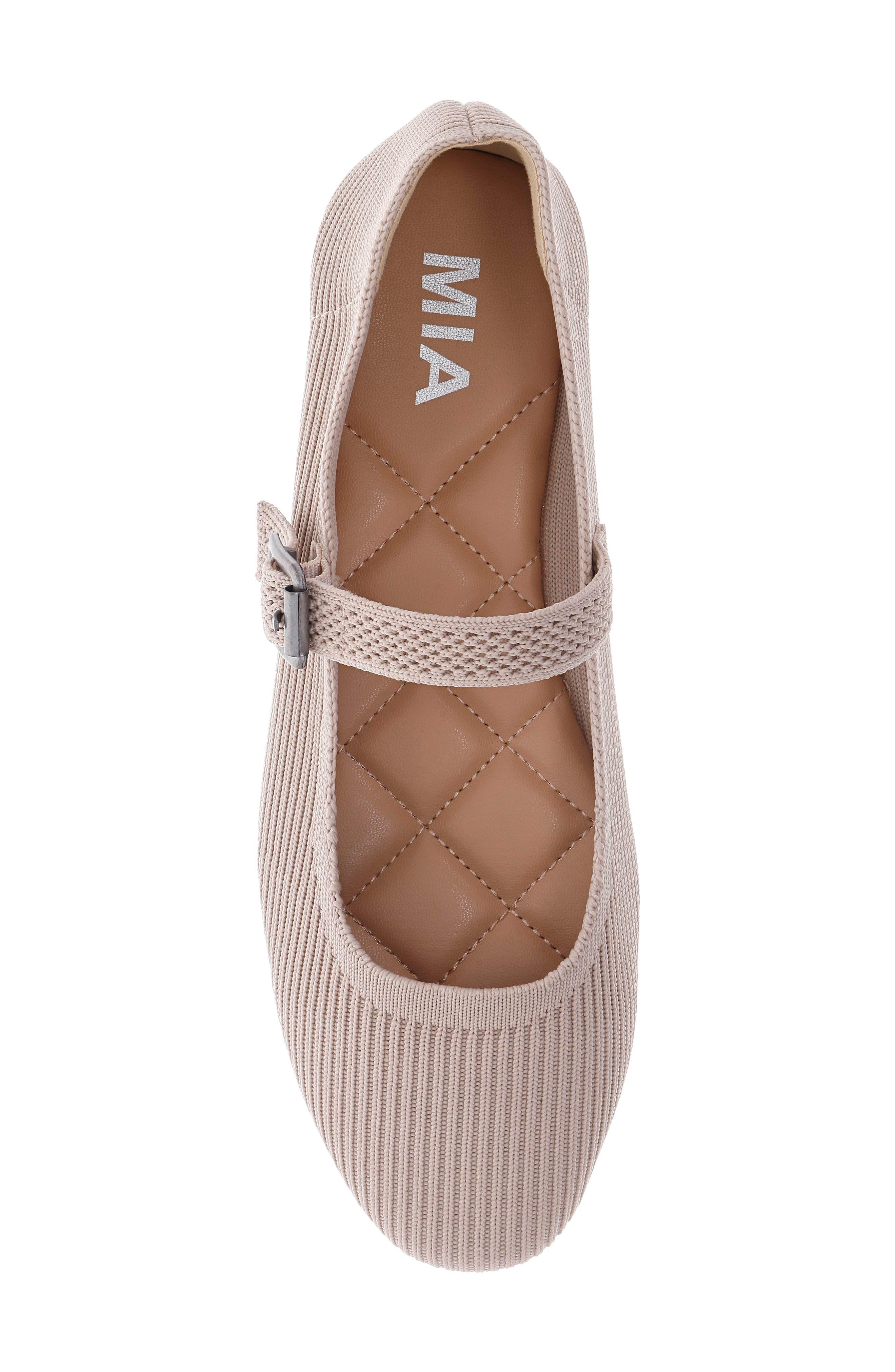 Brita Mary Jane Flat, Alternate, color, OATMEAL KN