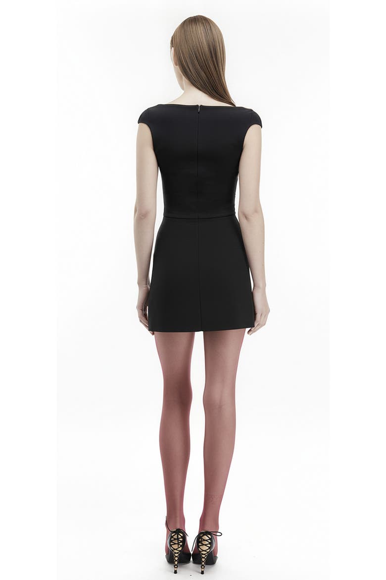 Ginger Mini Dress, Alternate, color, Black
