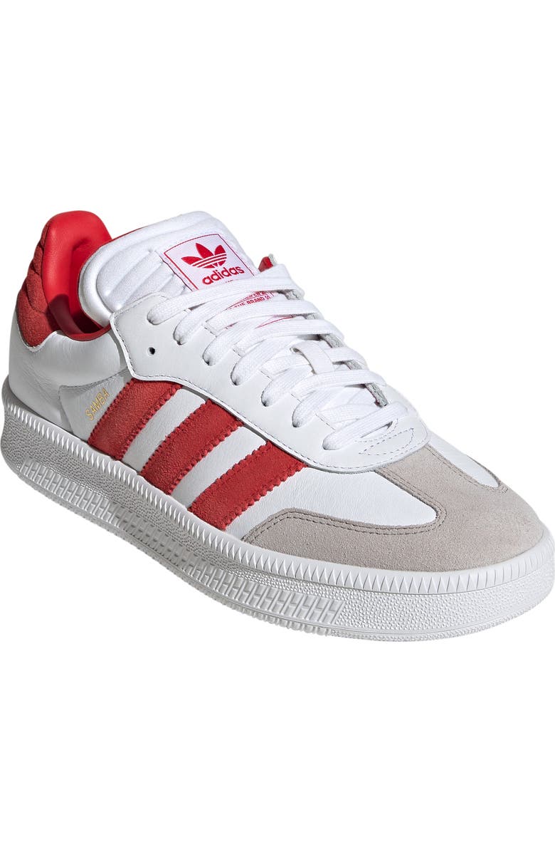 adidas Gender Inclusive Samba XLG Sneaker, Main, color, White/ Scarlet/ Clear Granite