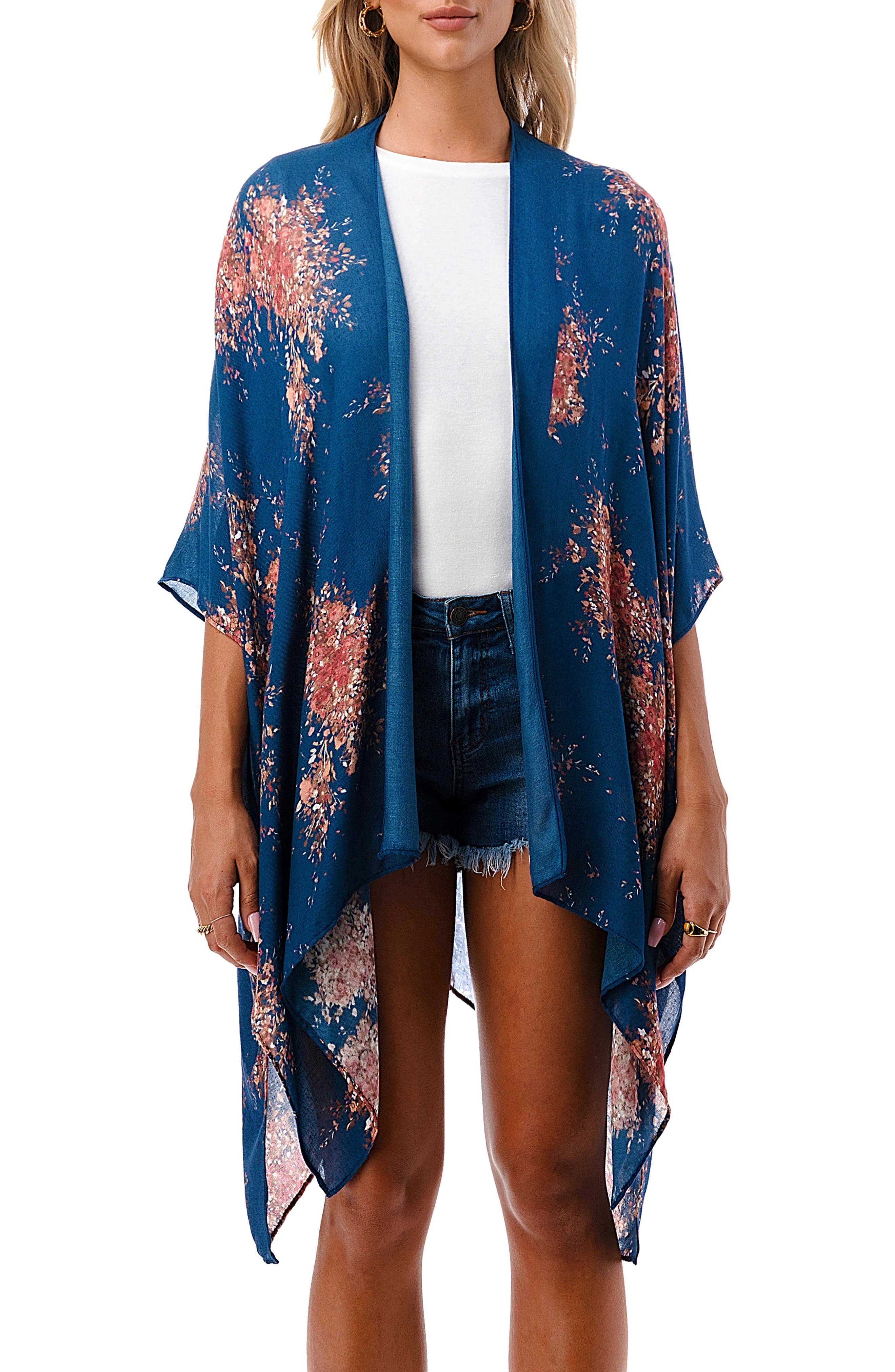 MARCUS ADLER Floral Print Topper (Women) | Nordstromrack