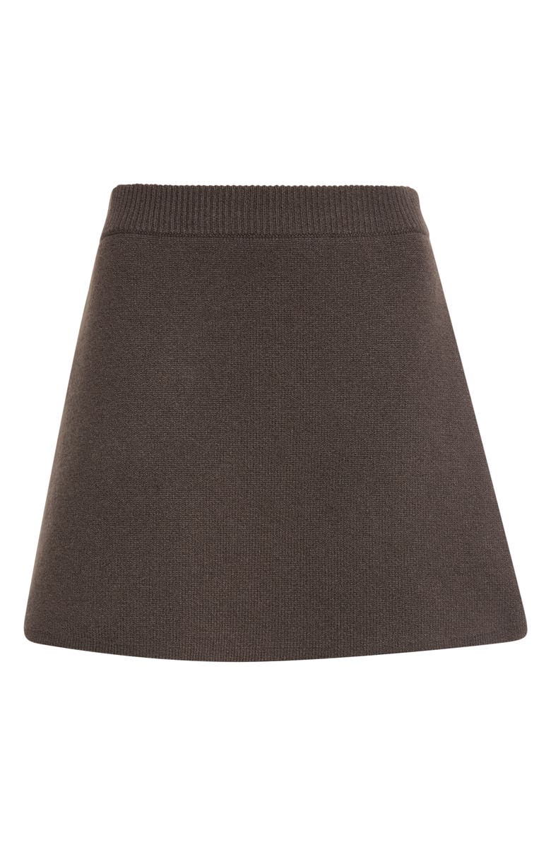 Lisa Yang Clare Cashmere Miniskirt, Main, color, Dark Fern