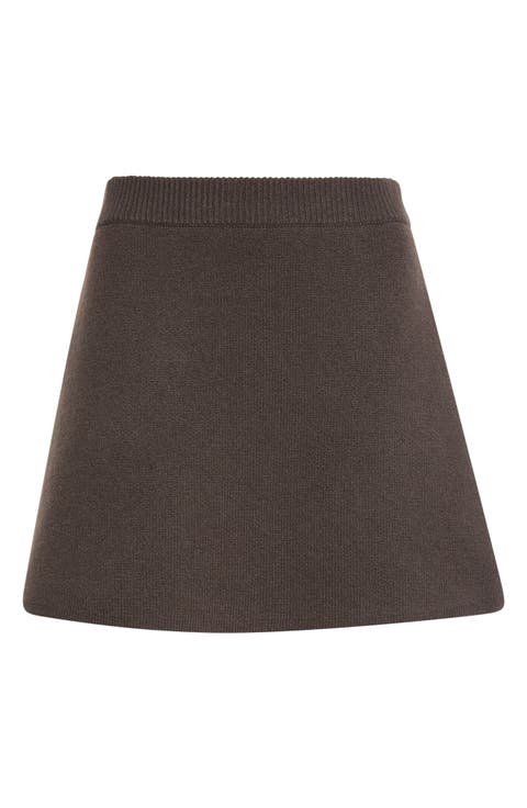 Clare Cashmere Miniskirt