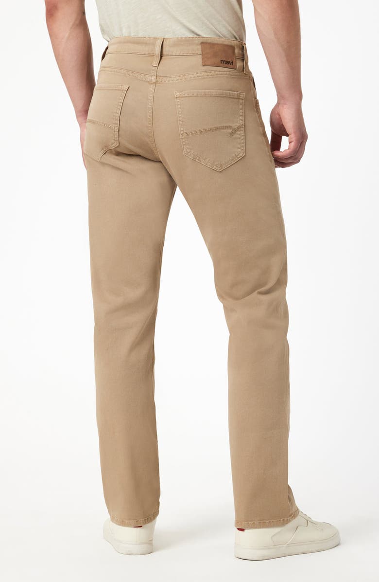 Mavi Jeans Zach Straight Leg Twill Pants, Alternate, color, Khaki Casual Twill
