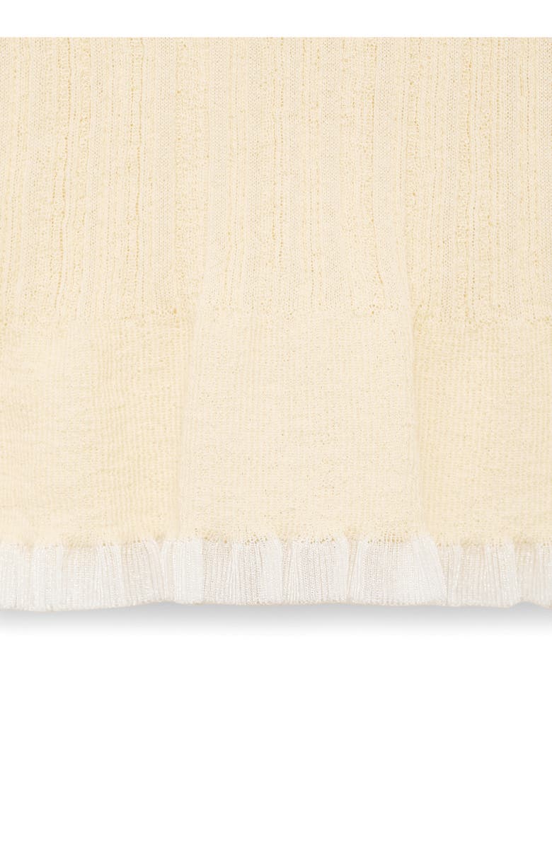 MANGO Fine Gauge Knit Tank, Alternate, color, Ecru