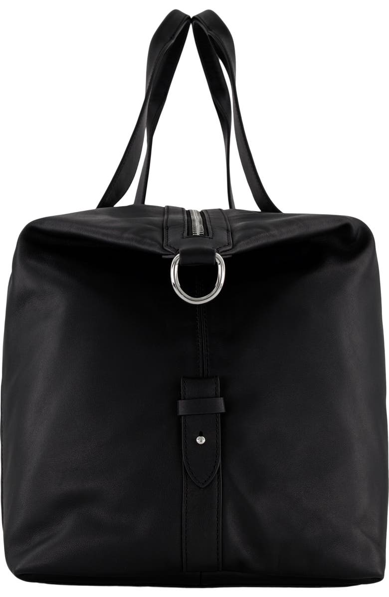 Vince Westmore Leather Duffle Bag, Alternate, color, Black