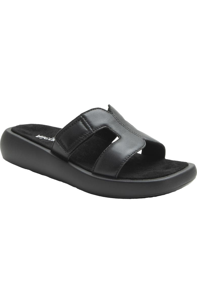 Alegria by PG Lite Portia Slide Sandal, Main, color, Black