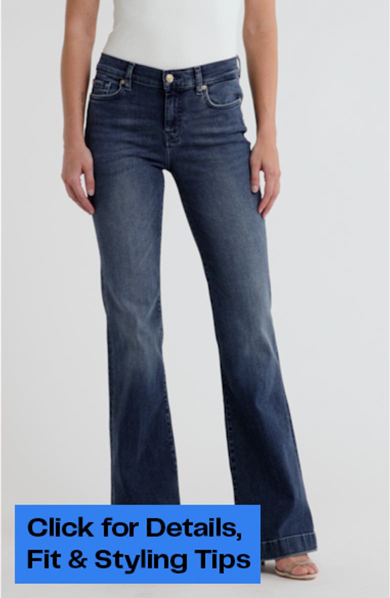 Dojo Mid Rise Flare Jeans, sales video thumbnail