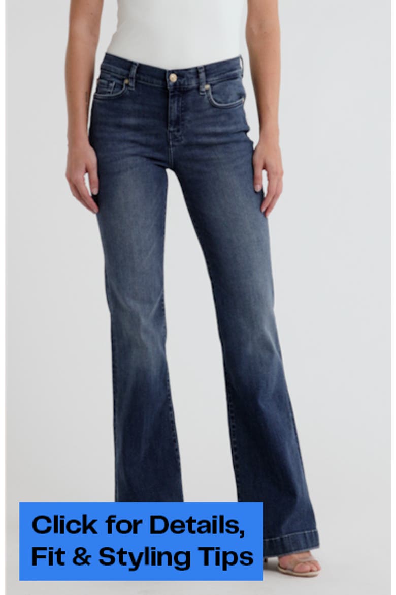 Dojo Mid Rise Flare Jeans video
