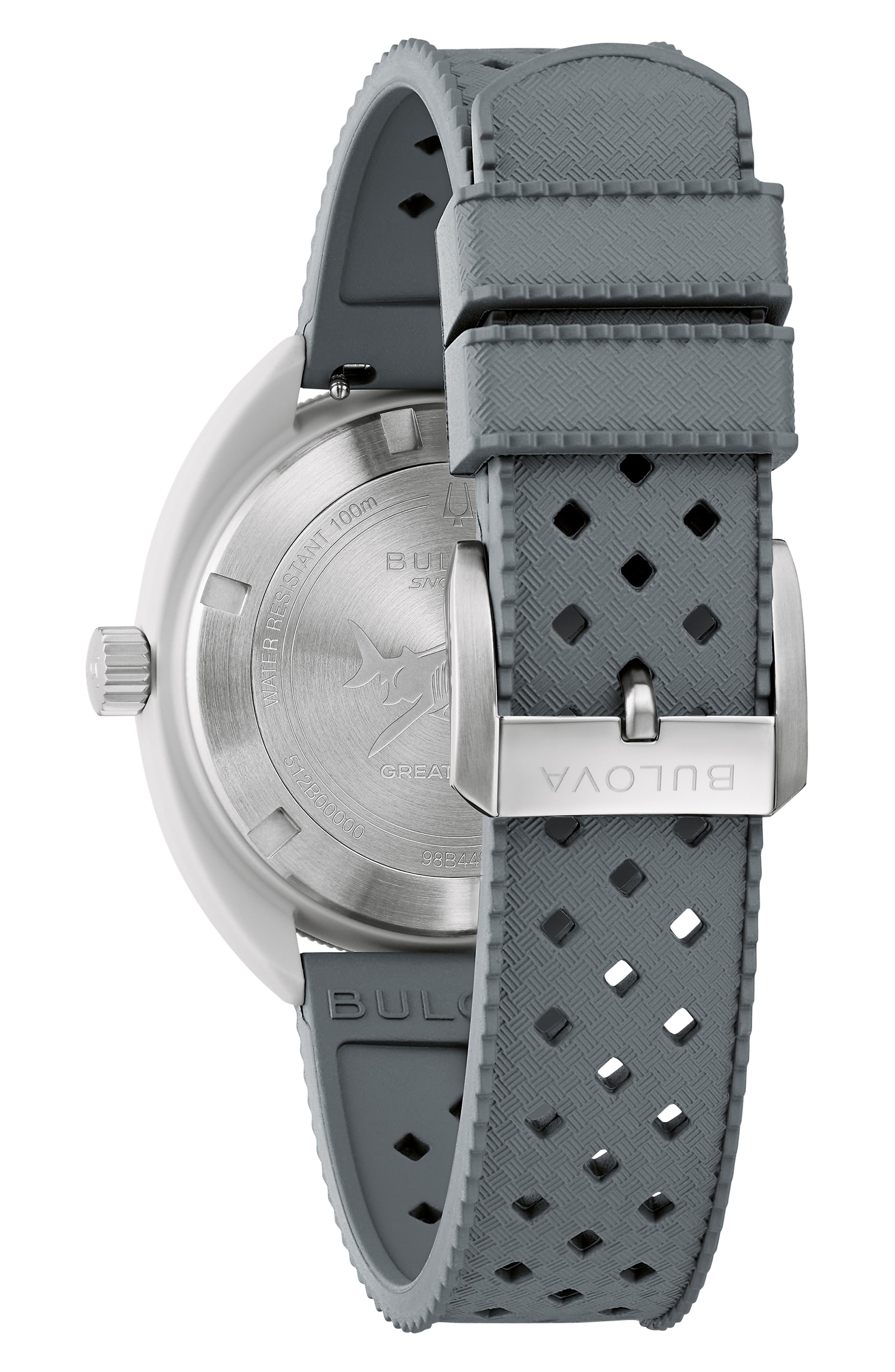 NWT Bulova Snorkel Sea Turtle Quartz Men\'s Watch Bulova Snorkel 98B446 - Sea Turtle – Juwelier van Dam main image 4