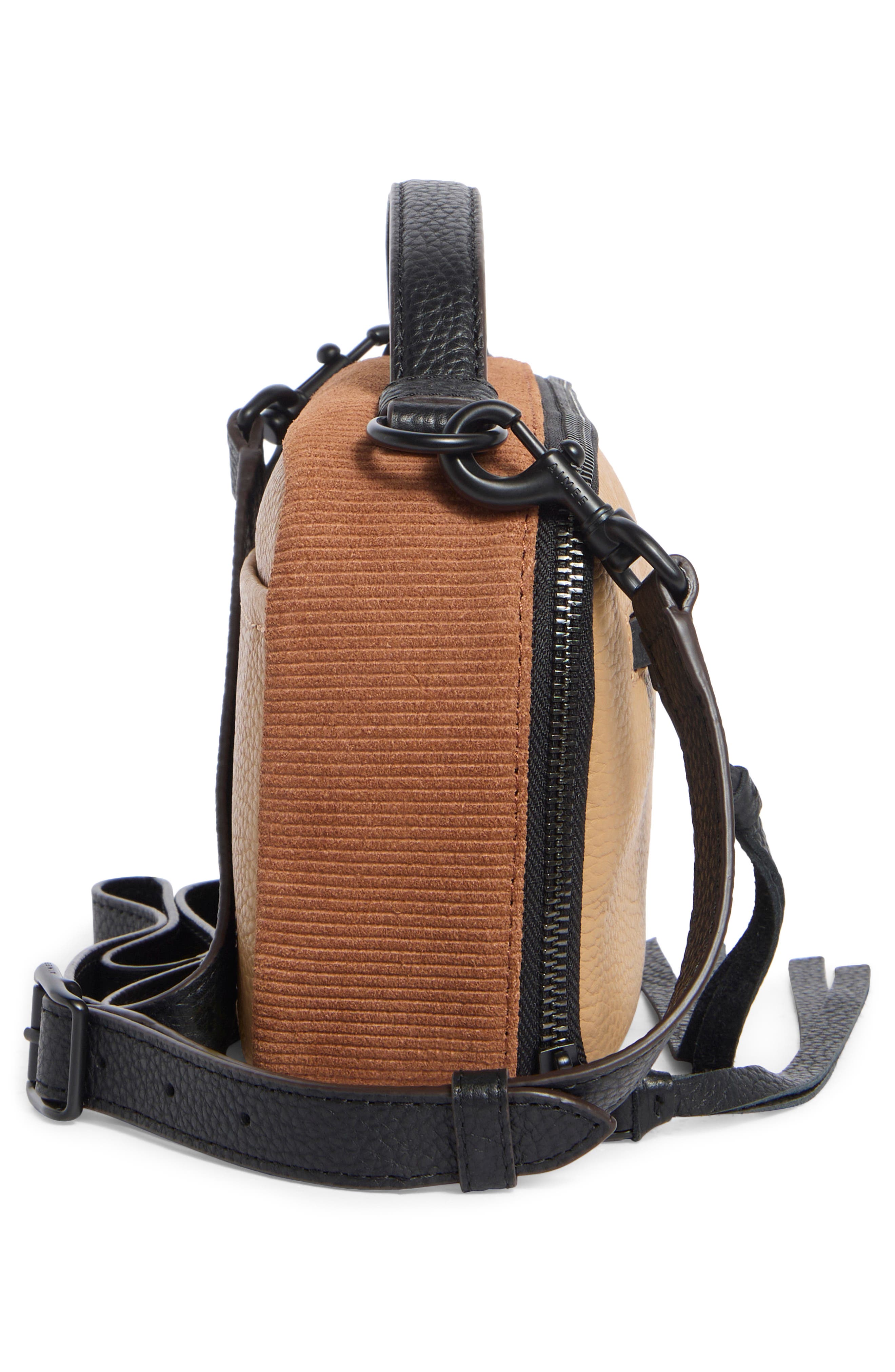 AIMEE Main Squeeze Camera Crossbody Bag, Alternate, color, Oak Colorblock