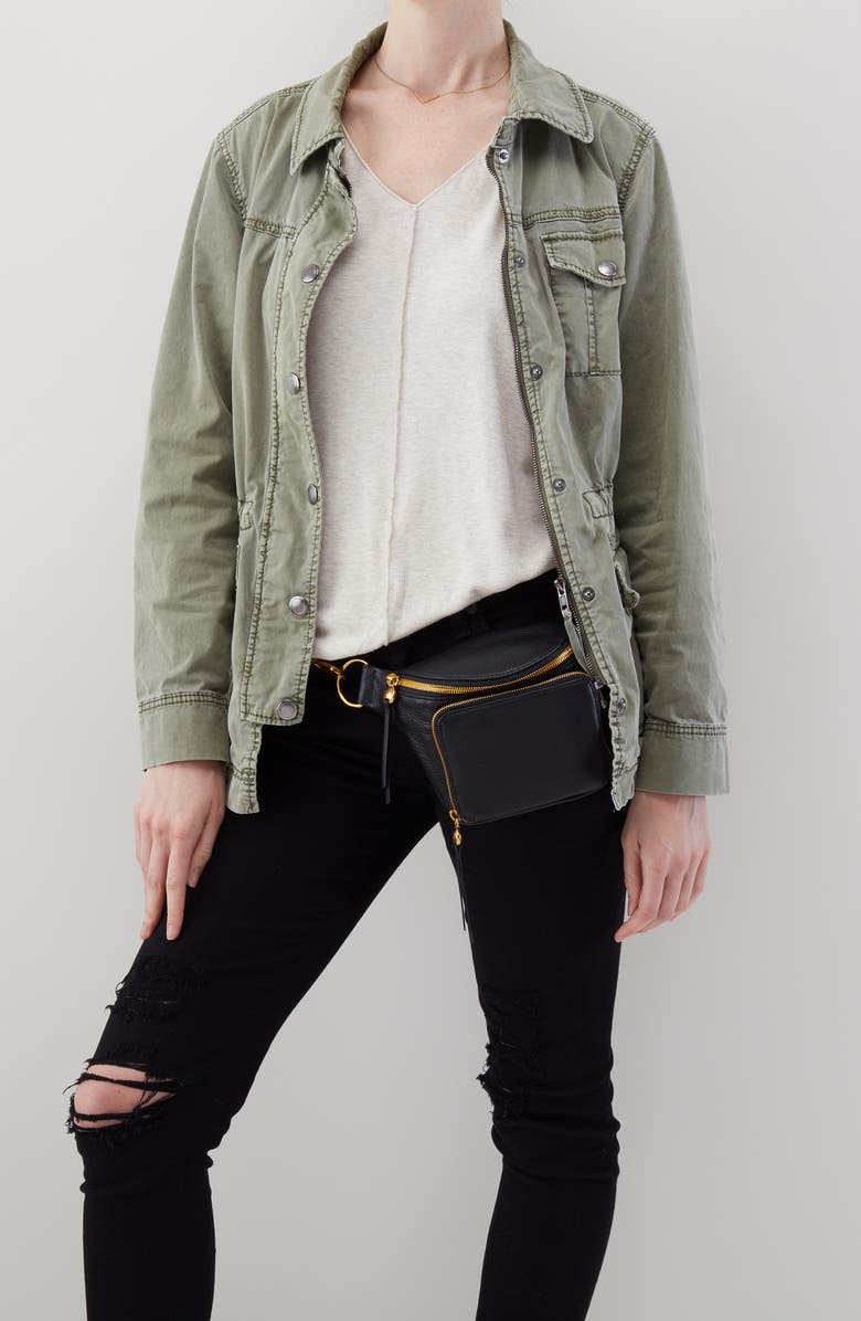 HOBO Pulse Leather Belt Bag, Alternate, color,