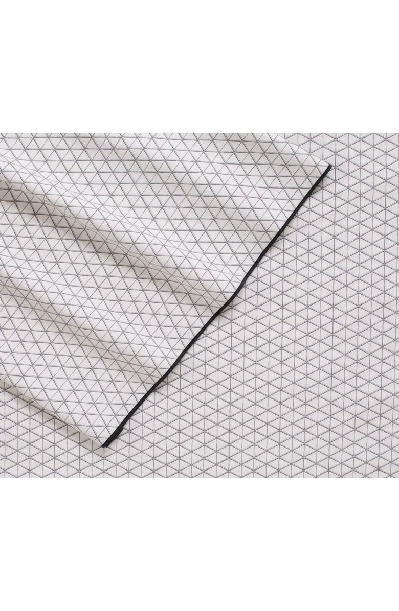 Martex Organic Cotton Sheet Set, Alternate, color, Charcoal/White