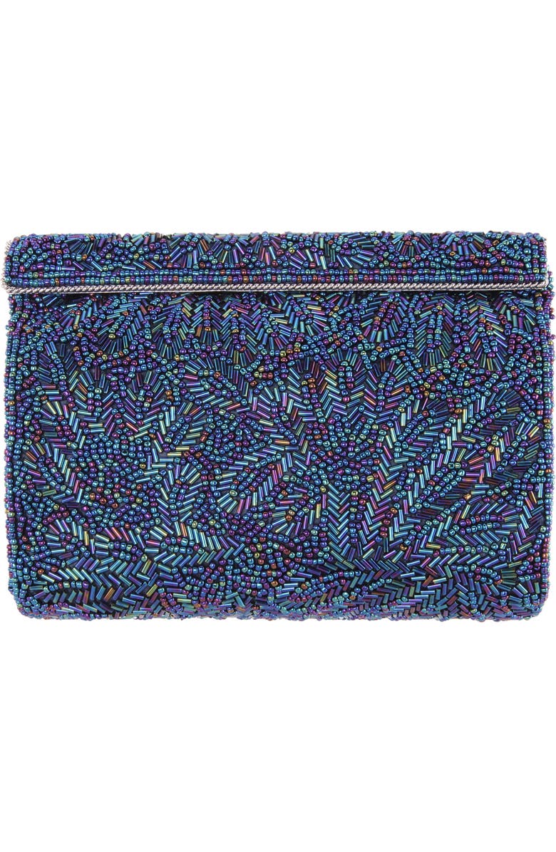 Nina 'Meadow' Beaded Frame Clutch, Main, color,