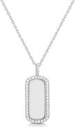 ANIA HAIE Sparkling Tag Pendant Necklace