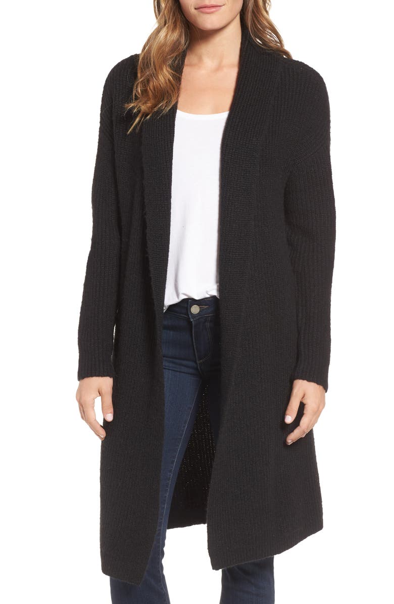 Halogen<sup>®</sup> Textured Open Front Cardigan, Main, color, 