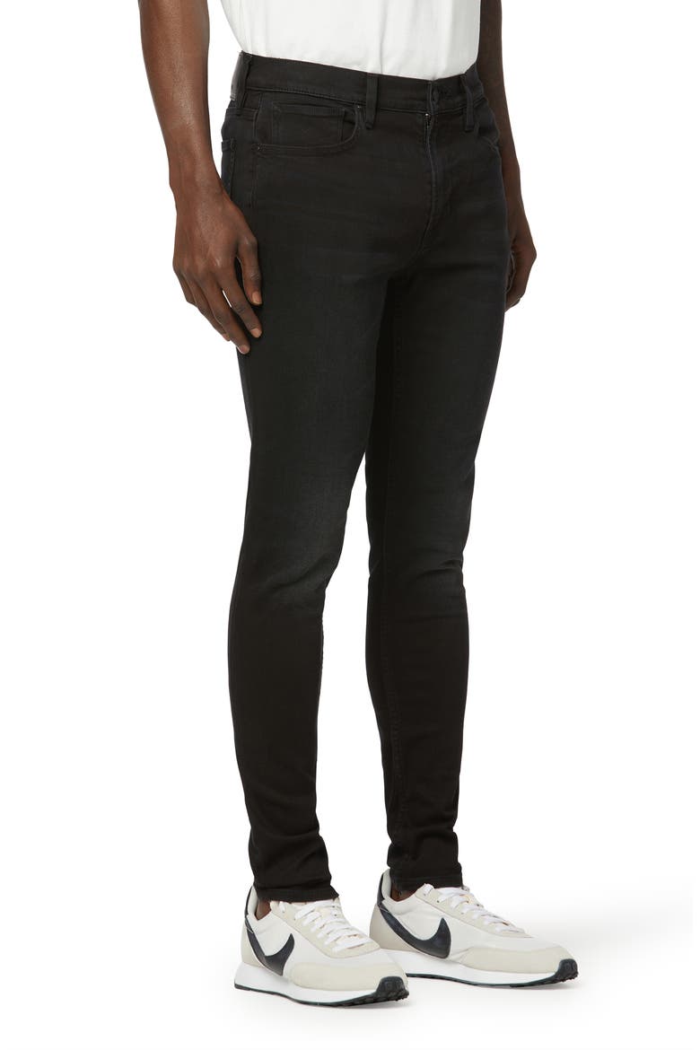 Jeans Zack Skinny Fit Jeans, Alternate, color, BLACK RINSE