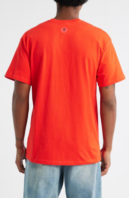 Icecream Origami Cotton Graphic Tee In Red