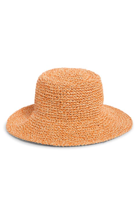 Lantern Packable Straw Bucket Hat