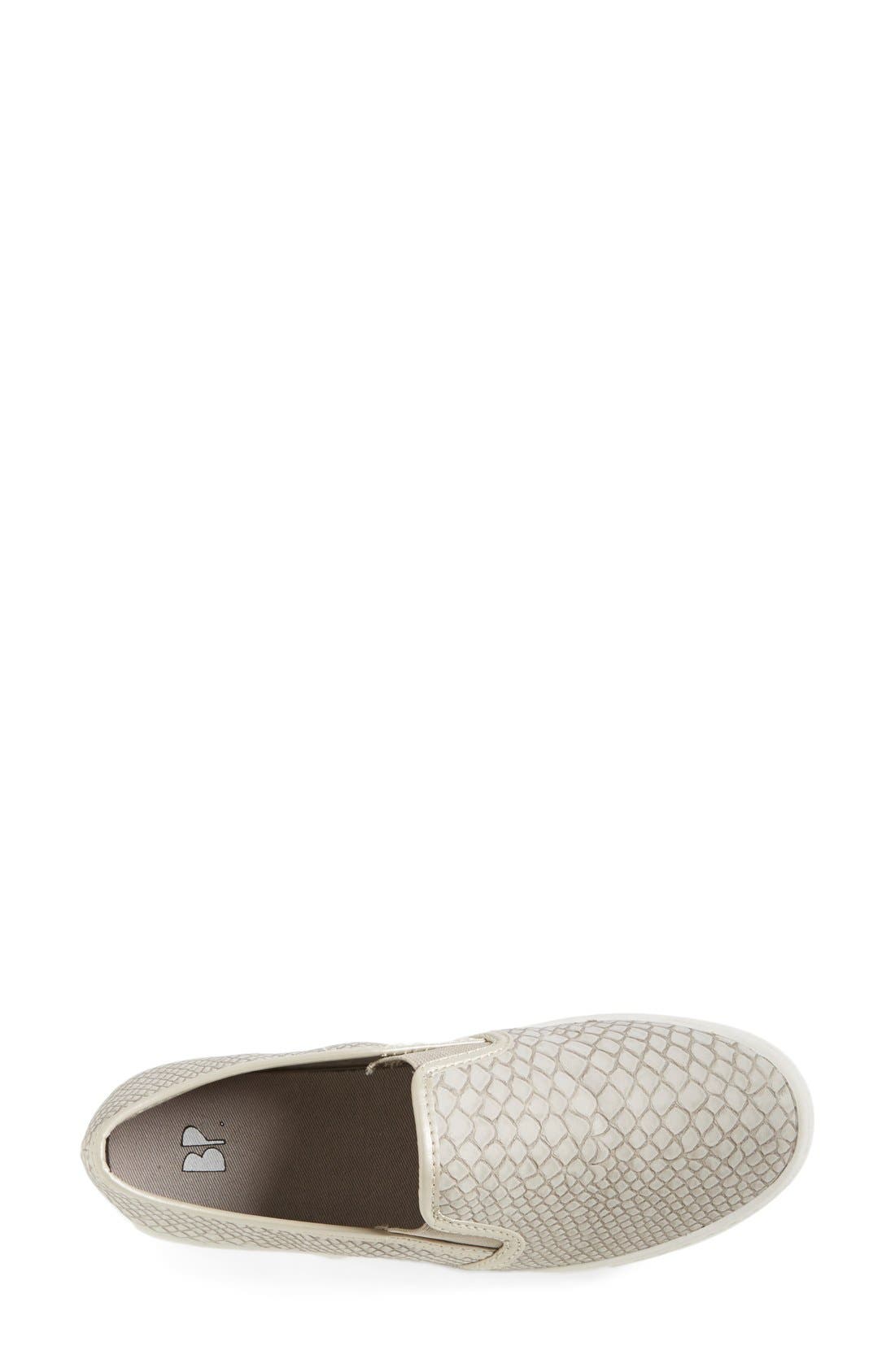 'Twiny' Slip-On Sneaker, Alternate, color, GREY EMBOSSED SNAKE