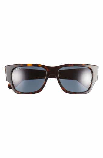 Ray-Ban Carlos 56mm Polarized Rectangular Sunglasses