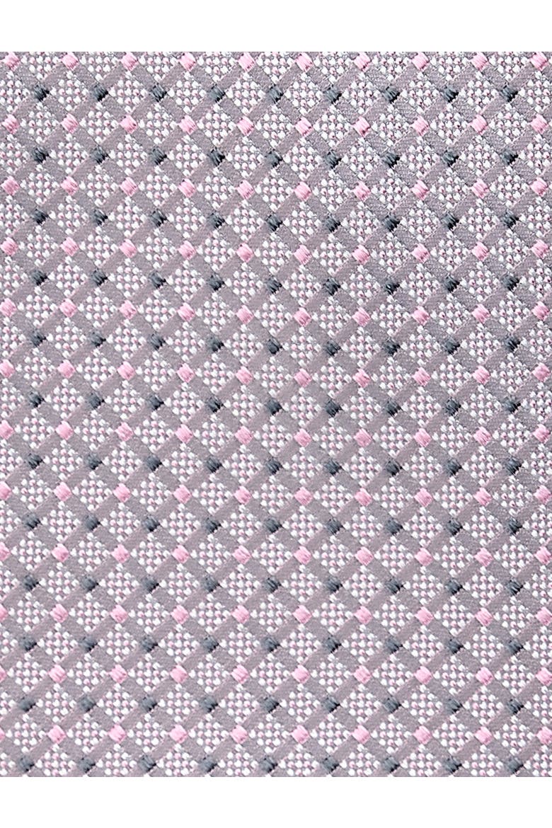 Big & Tall Brost Geometric Tie, Alternate, color, SILVER