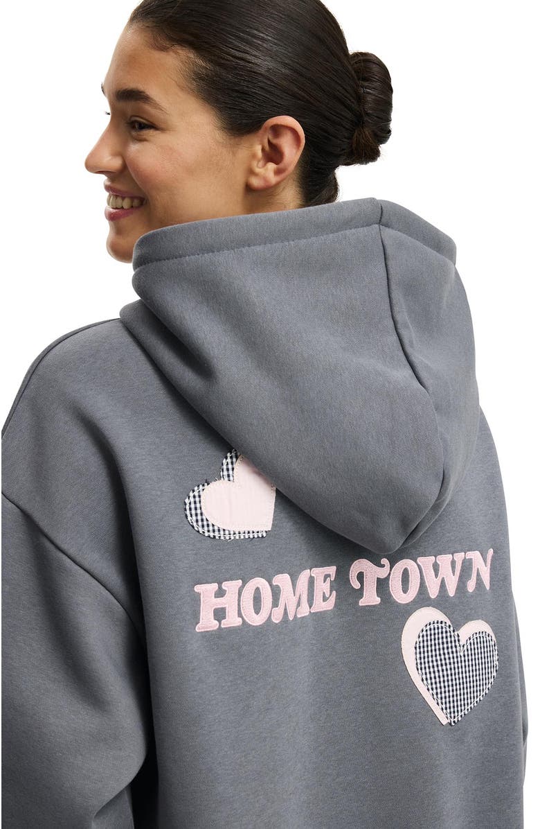 Cotton On Women's Premium Oversized Graphic Hoodie, Alternate, color, 