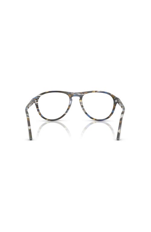 Persol 55mm Pilot Optical Glasses In Black