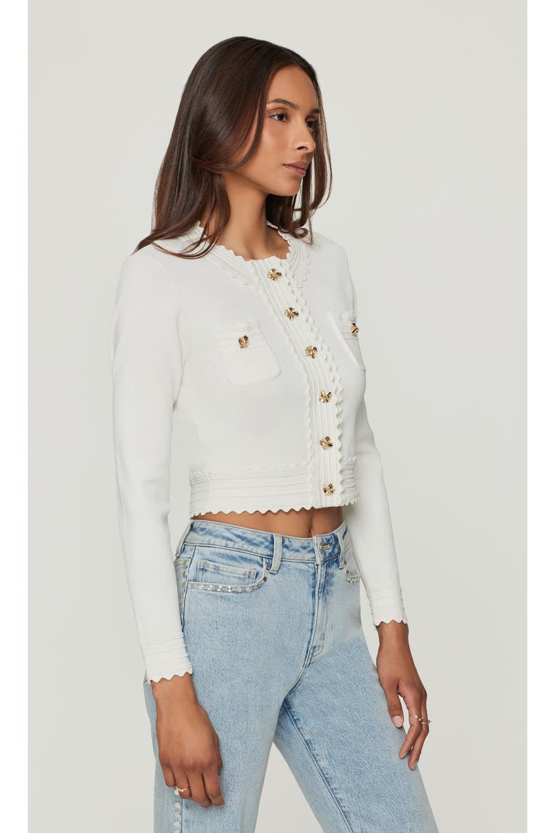 Blossom Cardigan, Alternate, color, white