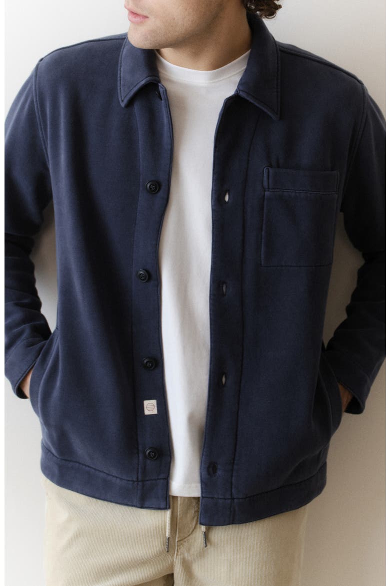 Cloud 9 Fleece Overshirt, Alternate, color, MOOD INDIGO