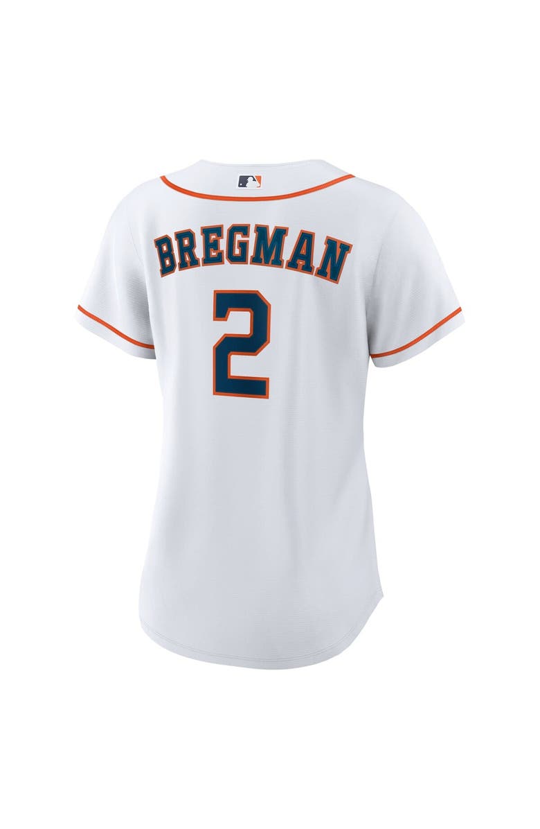 Nike Women's Nike Alex Bregman White Houston Astros Home Replica Player Jersey, Alternate, color, 