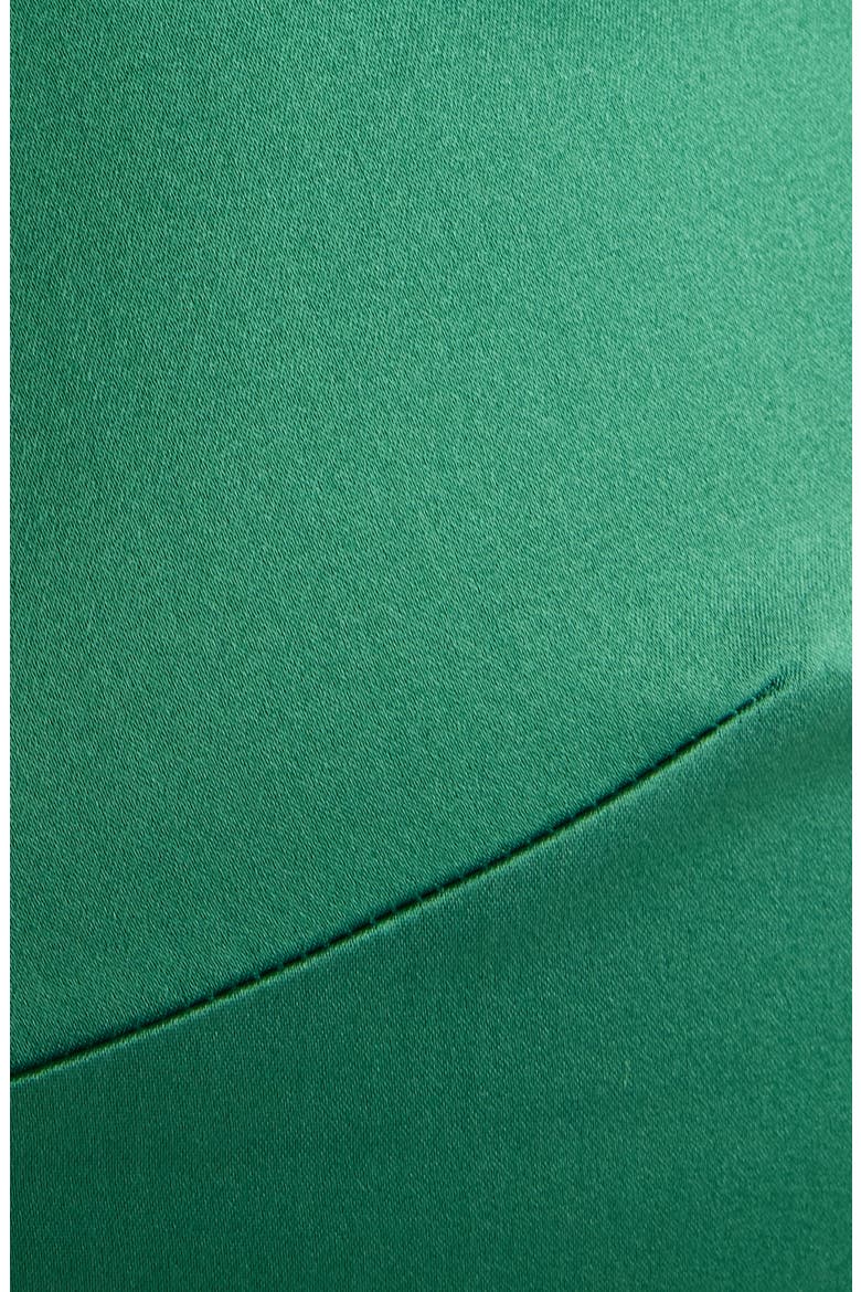 Silk Satin Sheath Minidress, Alternate, color, EMERALD GREEN