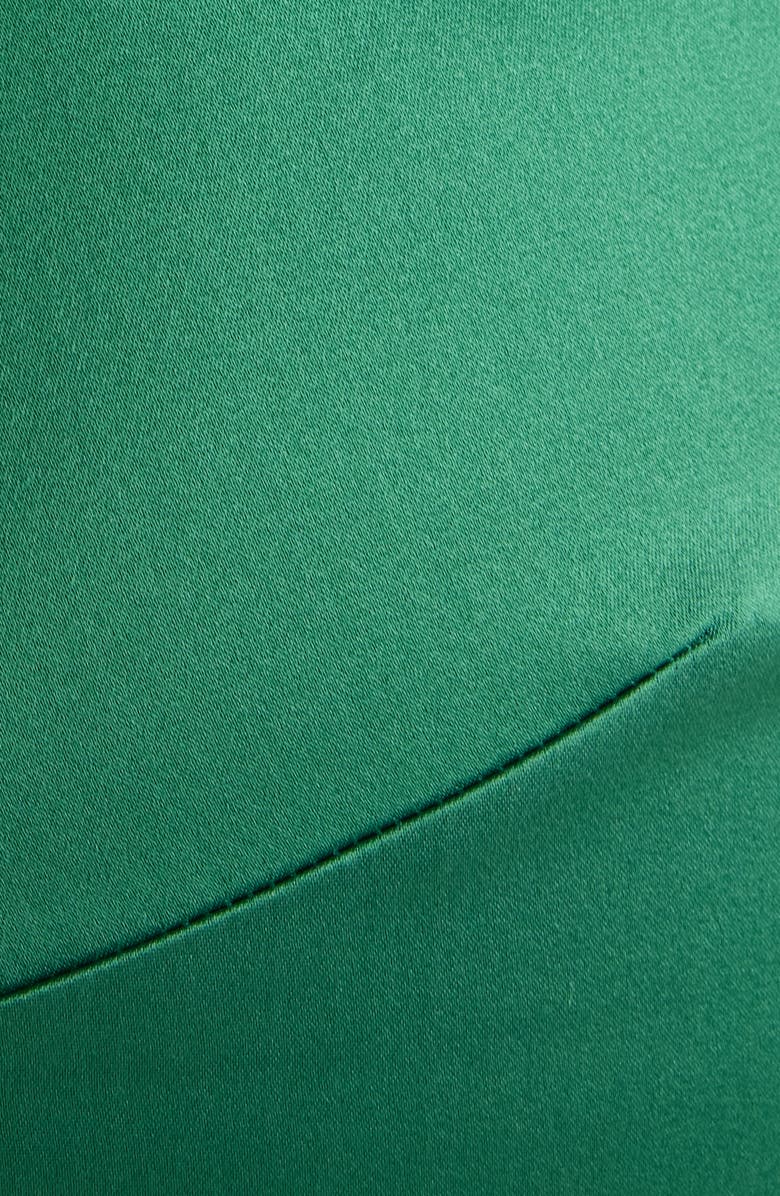 Givenchy Silk Satin Sheath Minidress, Alternate, color, Emerald Green