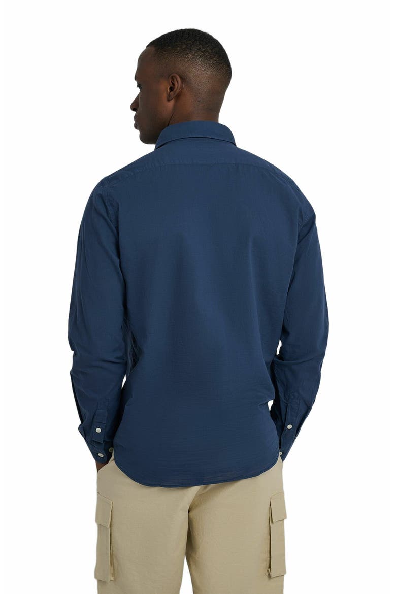 Garment Dye Cotton Voile Shirt, Alternate, color, DEEP NAVY