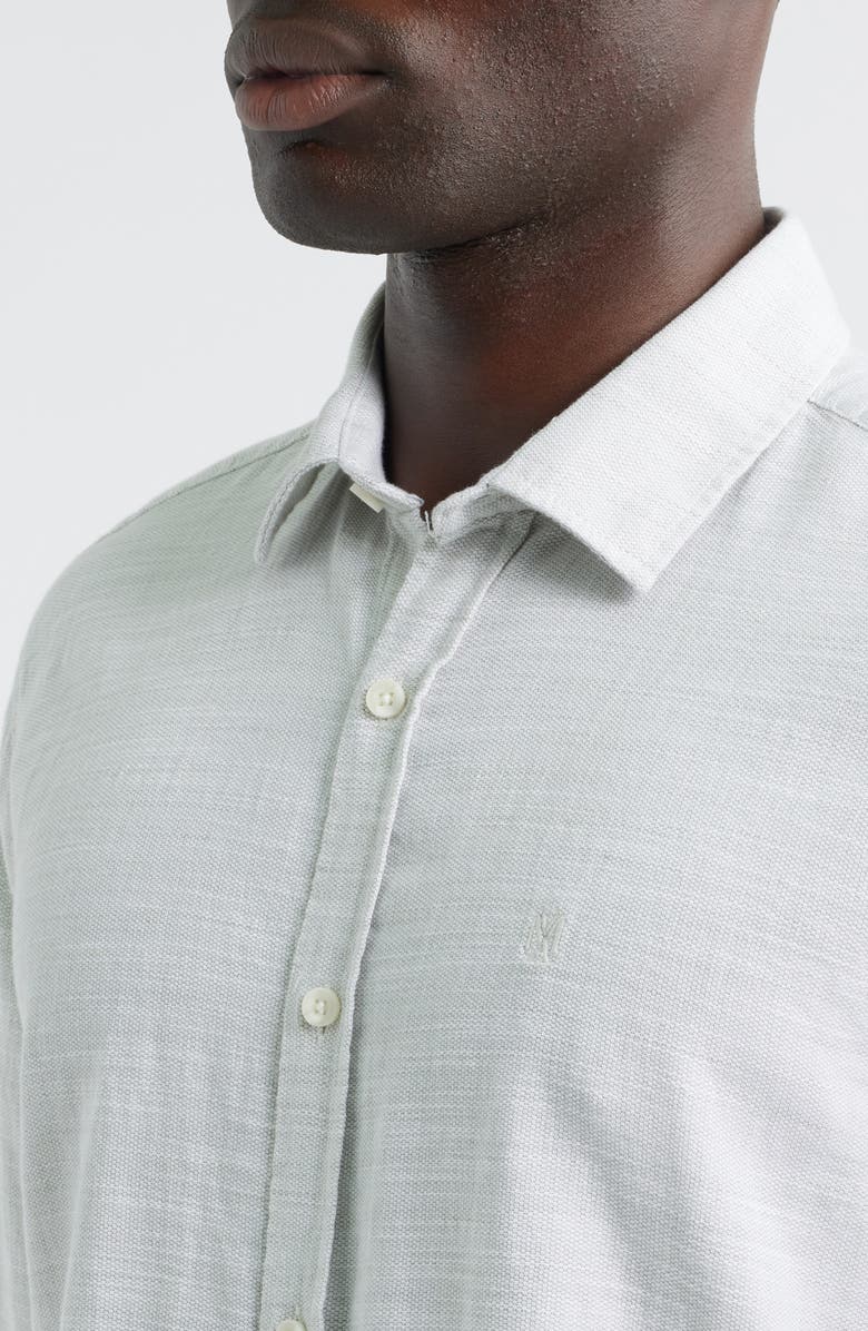 Mavi Jeans Long Sleeve Cotton Button-Up Shirt, Alternate, color, Oil Green