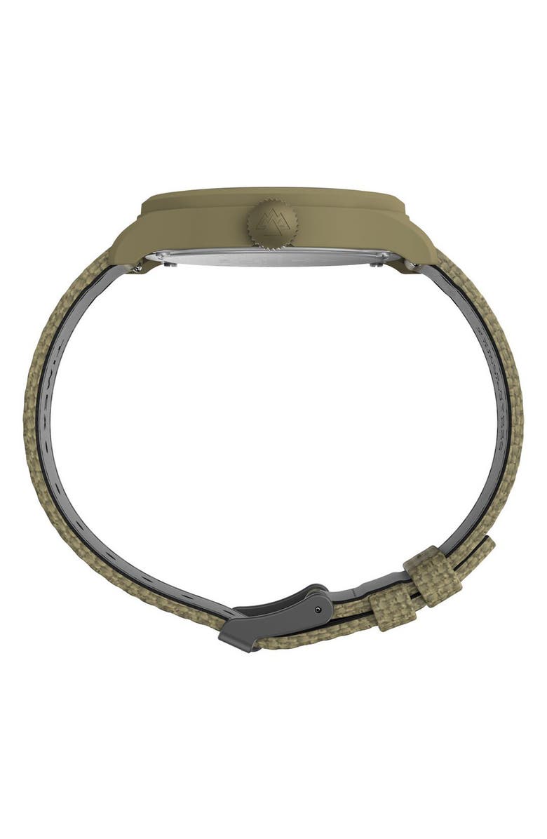 Timex<sup>®</sup> Expedition North<sup>®</sup> Traprock Recycled Textile Strap Watch, 43mm, Alternate, color, 