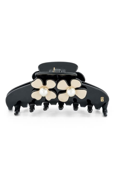Gambetta Pearl Camelia Hair Clip
