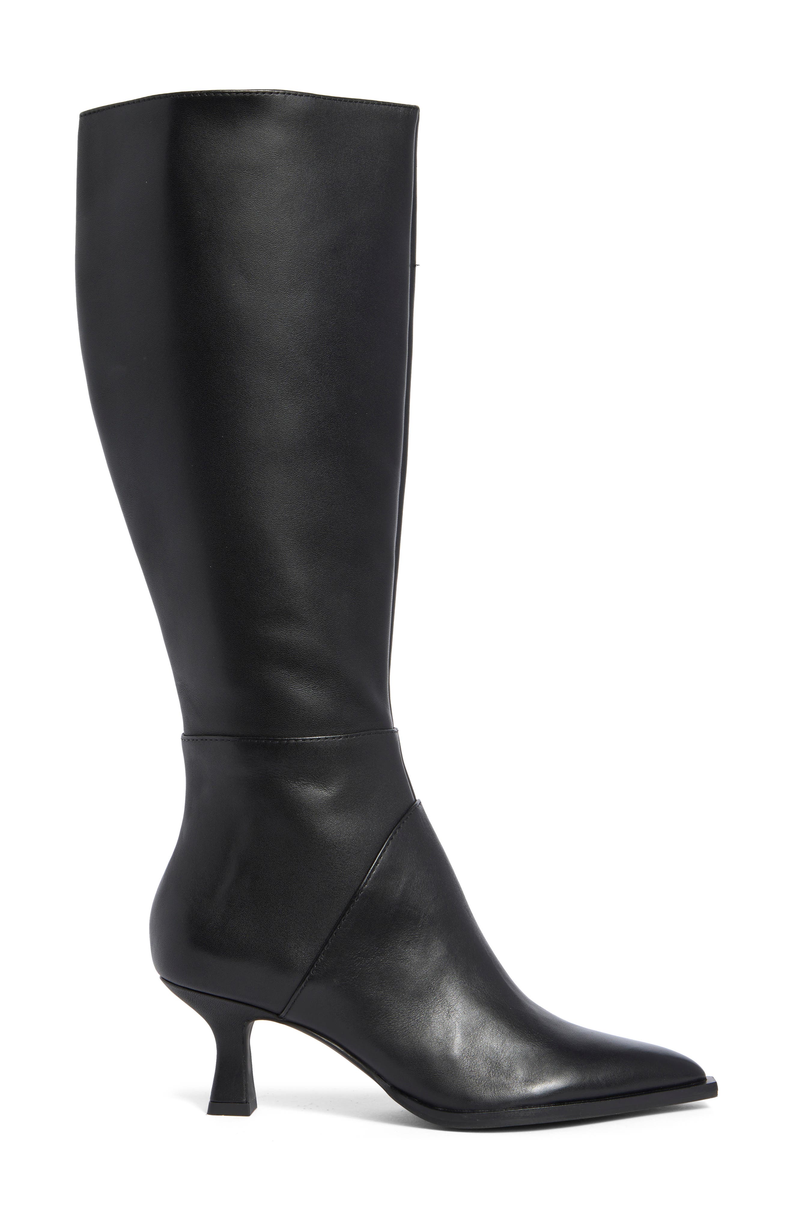 Dolce Vita Acilma Knee High Boot, Alternate, color, Black Leather