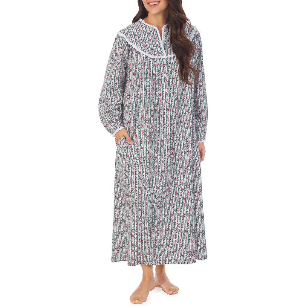 Lanz Of Salzburg Ballet Nightgown In Gray