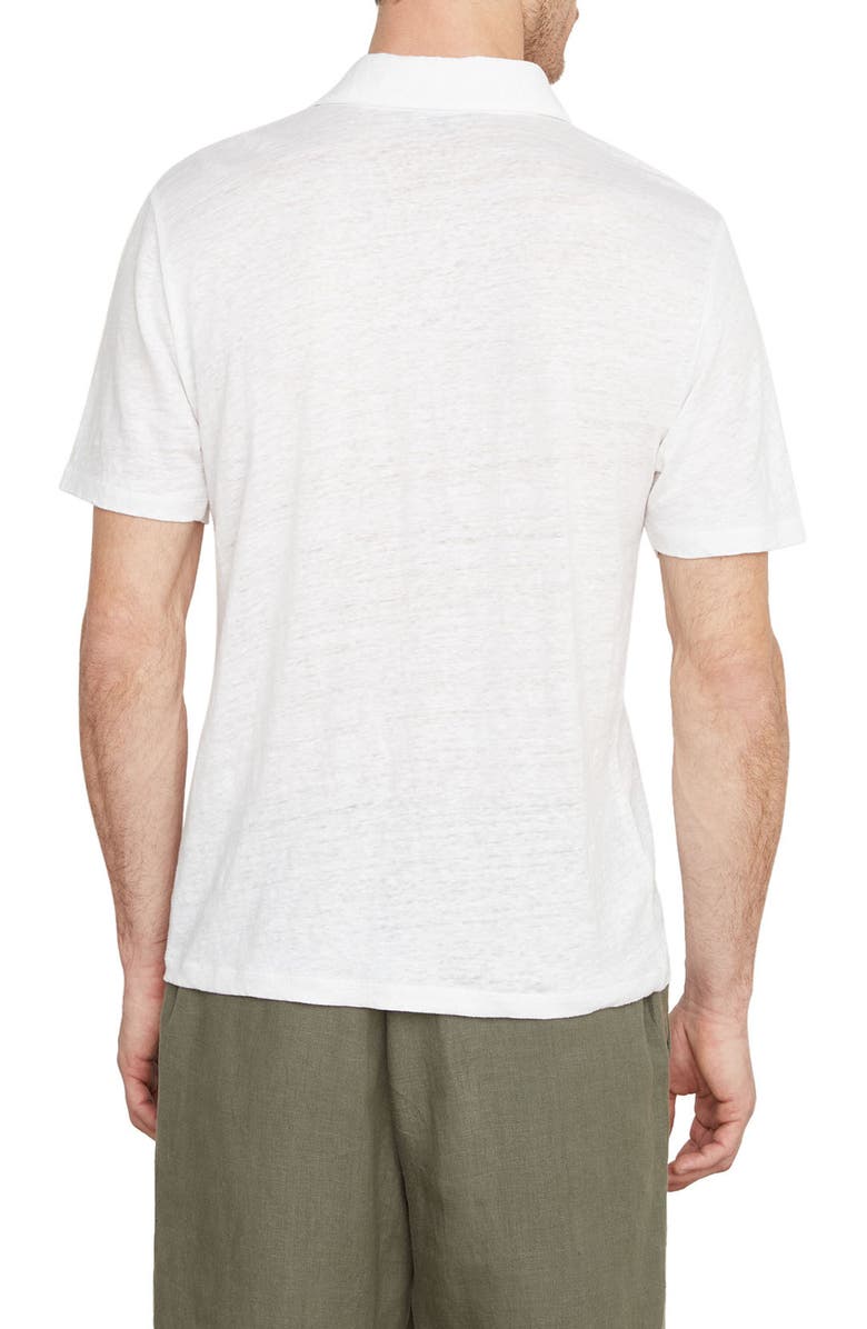 Vince Slub Linen Polo, Alternate, color, 