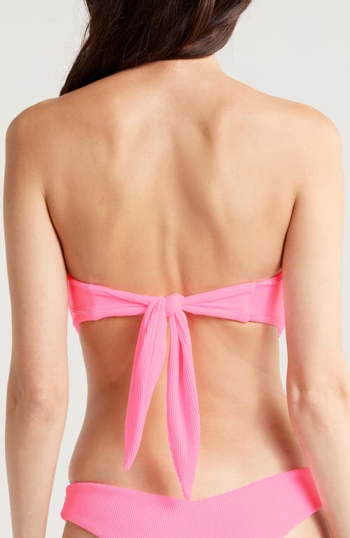 Kulani Kinis Strapless Bandeau Bikini Top In Taffy Pink