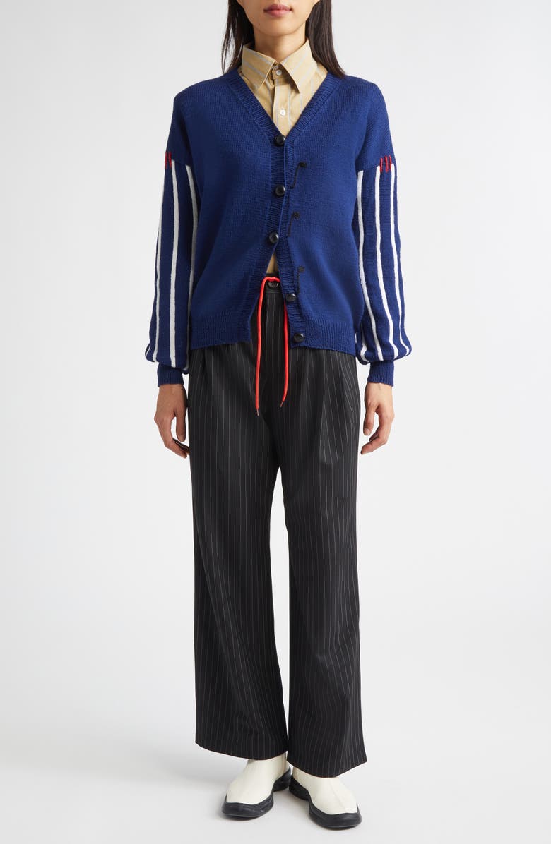 KÚR Eighth Note Hand Knit Cardigan, Alternate, color,