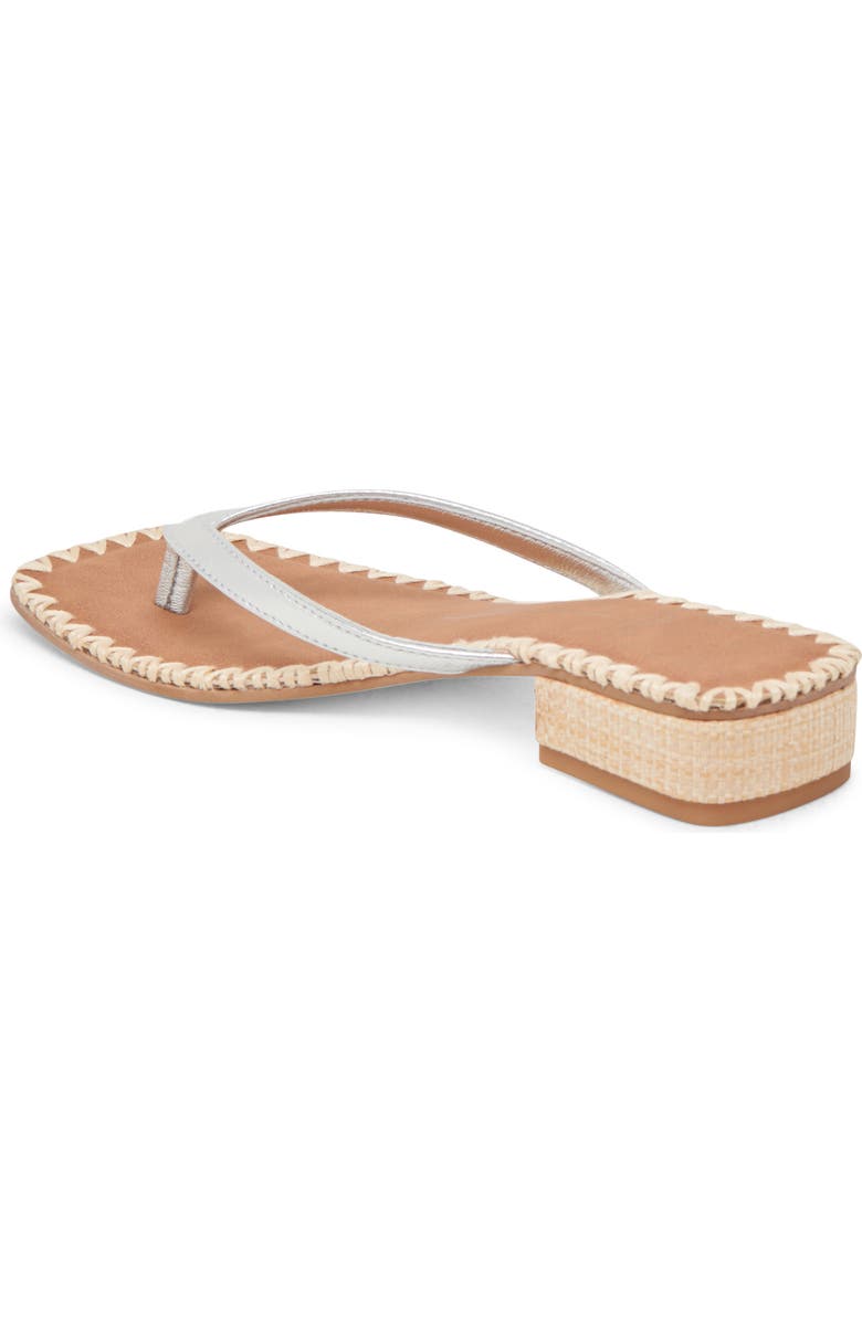 Dolce Vita Barty Flip Flop, Alternate, color, Silver