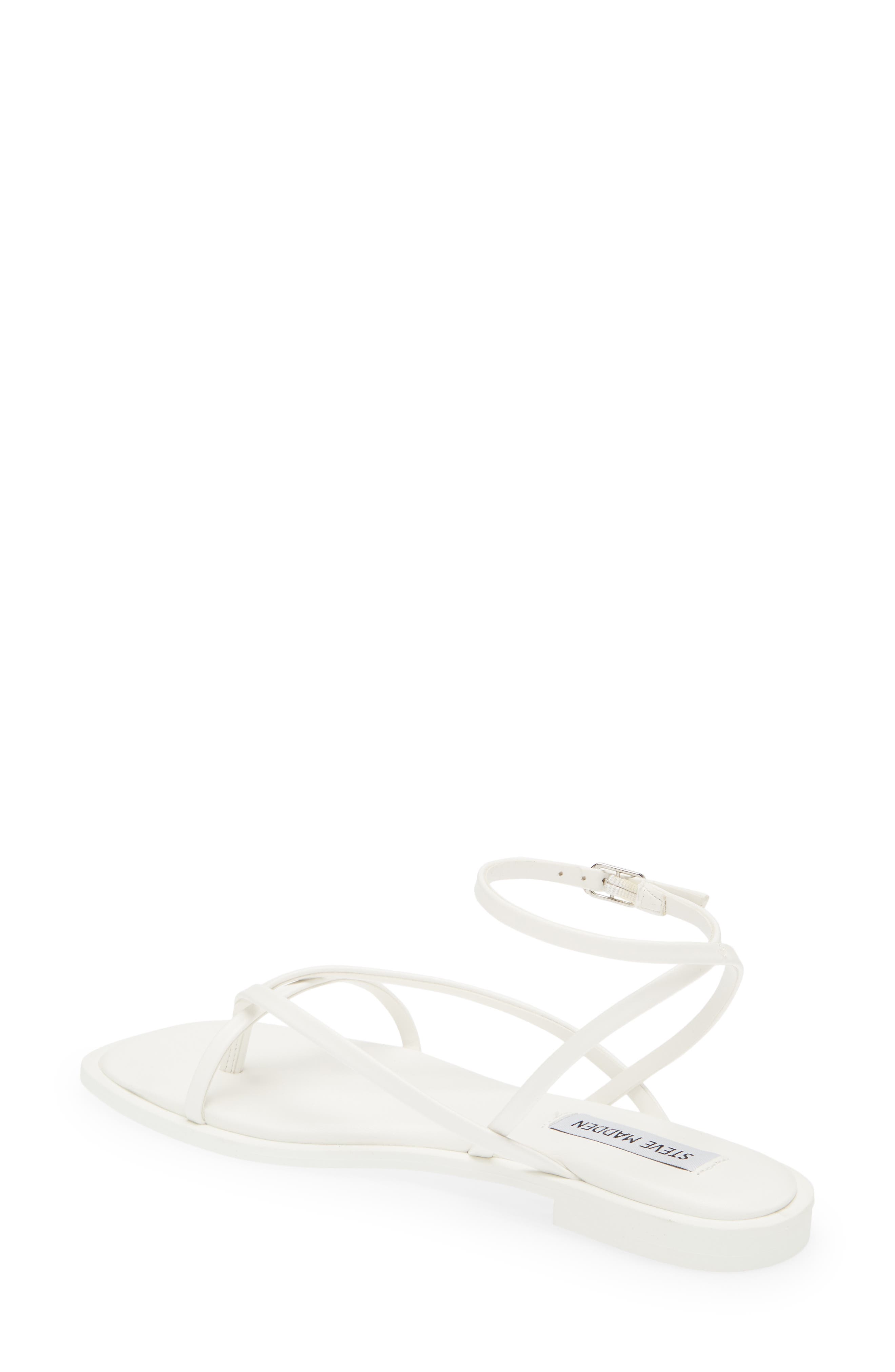 Agree Sandal, Alternate, color, WHITE