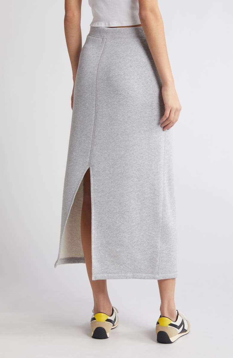 rag & bone Terry Midi Sweater Skirt, Alternate, color, 