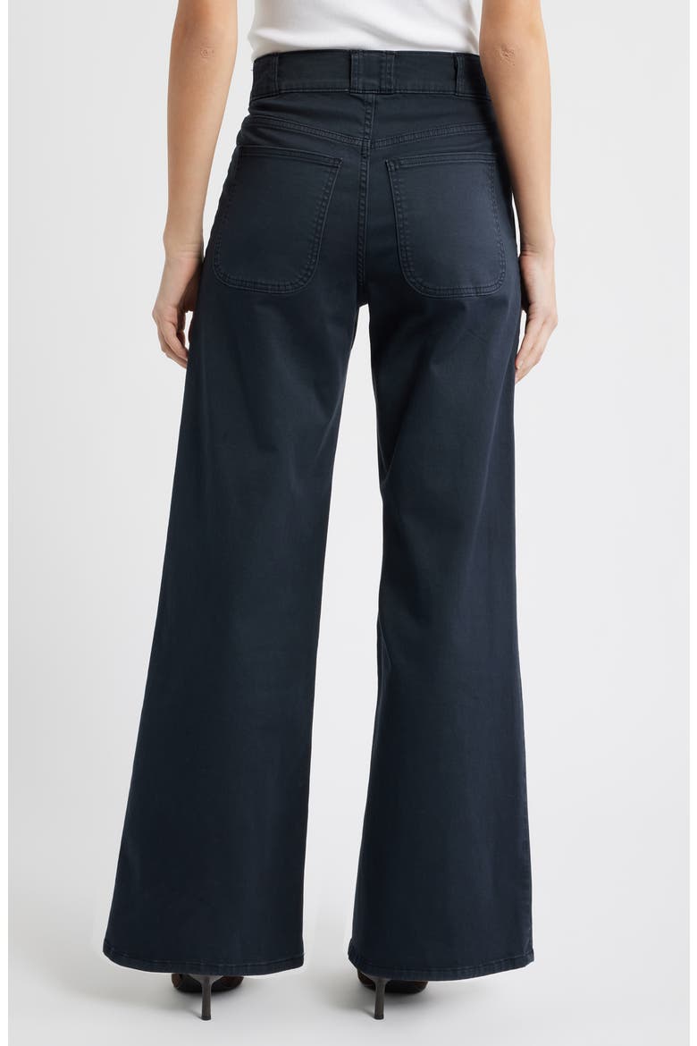 Modern Pocket High Waist Wide Leg Pants, Alternate, color, NAVY