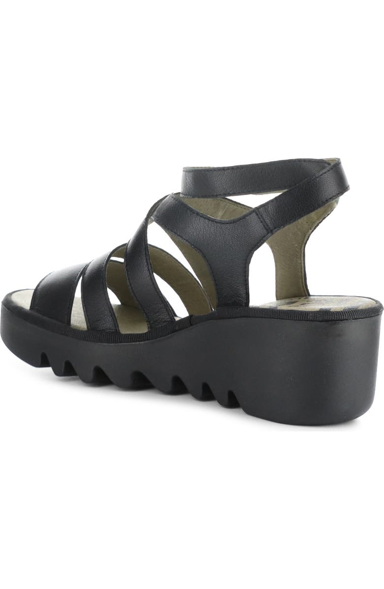Fly London Bafy Ankle Strap Platform Wedge Sandal, Alternate, color,